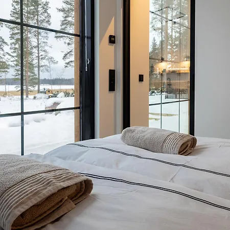 Modern Seaside Villa - Own Beach And Beach Sauna - Panoramic Windows *