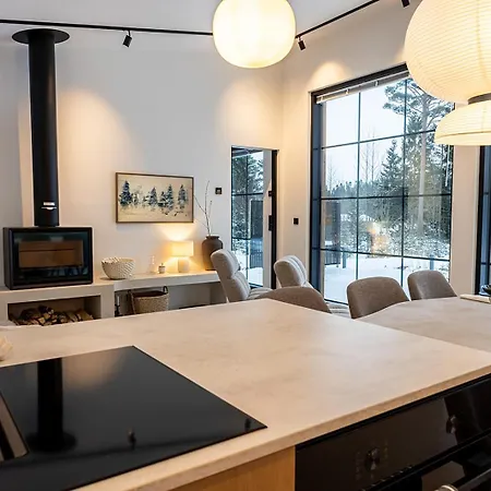 Дом отдыха Modern Seaside Villa - Own Beach And Beach Sauna - Panoramic Windows *
