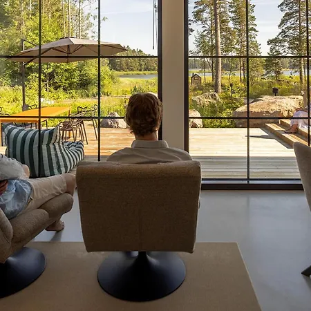 Modern Seaside Villa - Own Beach And Beach Sauna - Panoramic Windows Порвоо